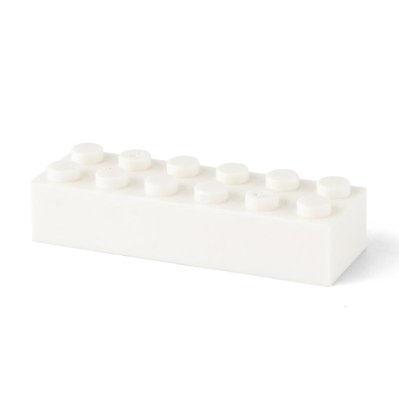 100g Small Particle 2456 High Brick 2x6 DIY Building Block Compatible with Creative Gift MOC Building Block Castle Toy