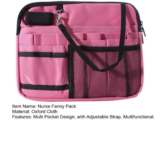 Pack with Adjustable Multi Pocket Design Nurse Fanny Strap Multifunctional Portable Waist Organizer