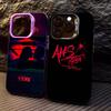 Capa de Celular American Horror Story AHS 1984 Cor Prata Shell Para LPhone 17 16 16e 15 14 13 12 11 Pro Max Plus