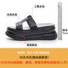 Slippers women wear 2025 summer new sandals fairy style cowhide thick-soled cool slippers sandals fashion Korean version tide