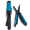 Women Splint Clamp Combs Double Sided V Brush Natural Ceramic Plywood Straightening Comb Women Styling Tools Hair Straightener
