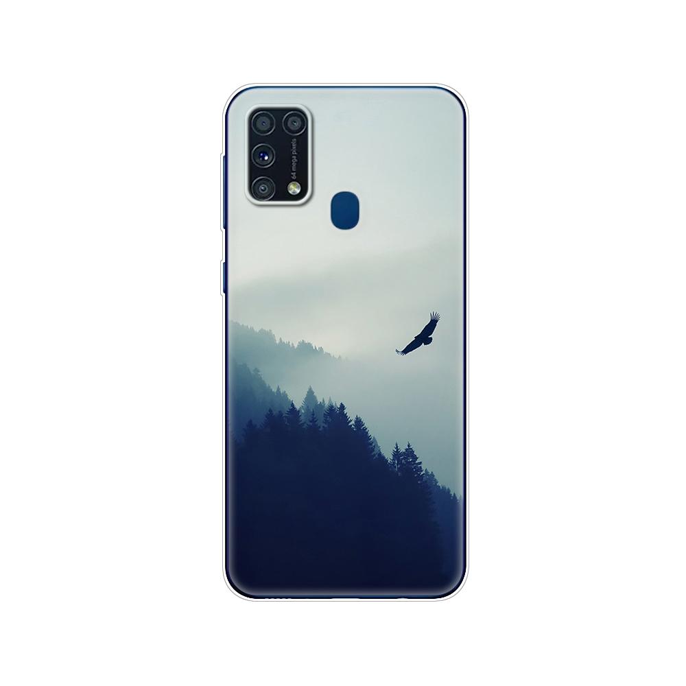Pentru Samsung M31 Husa 6.4" Husa din silicon moale Tpu pentru Samsung Galaxy M31 M 31 SM-M315FZBVSER m315 Funda pentru bara din spate a telefonului