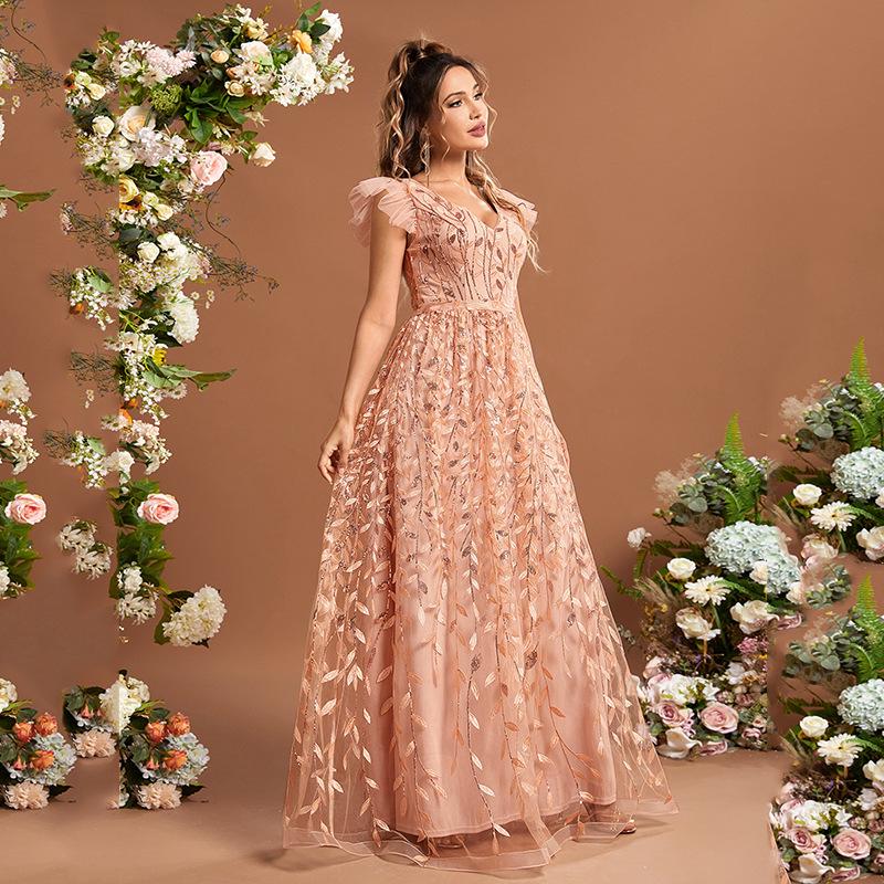 Elegant Evening Gown for Women - High-End Graduation, Engagement, and Coming-of-Age Ceremony Princess Dress