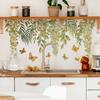 Watercolor Fresh Vine and Butterfly Living Room and Bedroom Background Wall Decoration Stickers