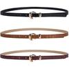 Thin Waistband PU Leather Waist Strap High Quality Waist Belt  Women