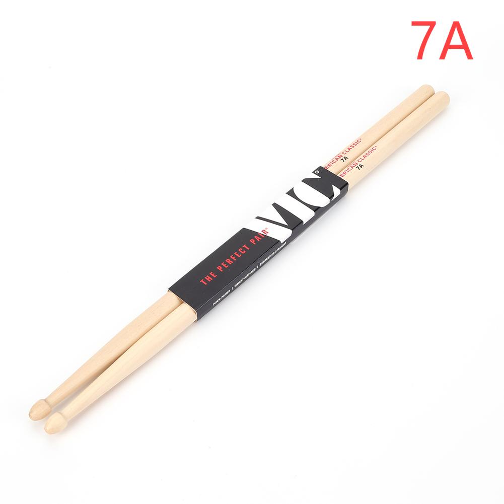 5A/7A Drumsticks Mallets Consistent Weight and Pitch American Hickory Drumsticks Classic Drum Sticks Percussion Accessories