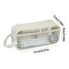 Transparent Large Capacity Pencil Bag Ins Style School Case Stationery Holder Waterproof Portable Pen Case Pencil Storage Bag