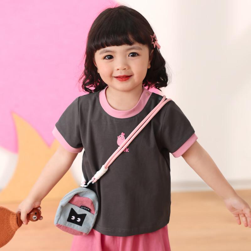 LUSON Baby Girl's Summer Short Sleeve T-Shirt
