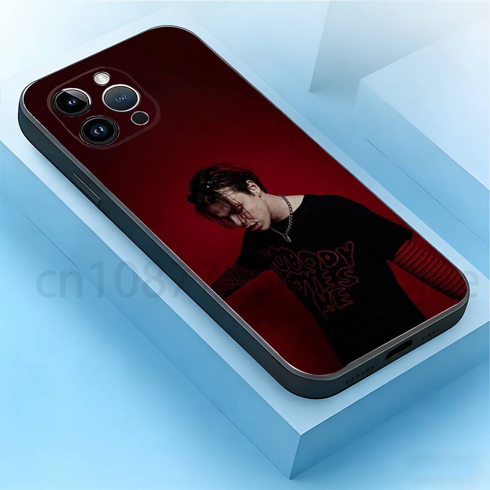 Yungblud Handyhülle Für iPhone 17,16,15,14,13,12,11,Pro,Max,Plus,Mini, Anti-Fall Schwarz Matt Weicher Stoßfänger