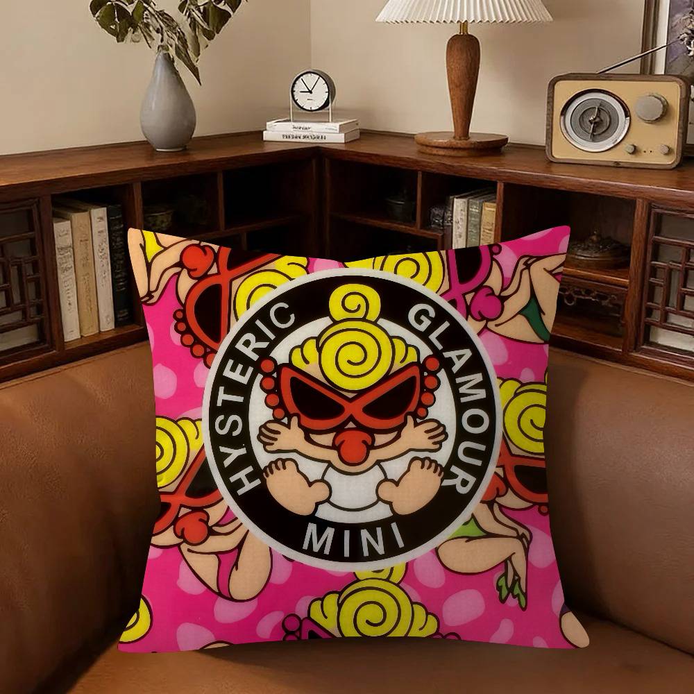 Japan Anime Pillow Cover Design Cushion Cover Decor Holiday Decorati Fashion Hysteric Mini Logo
