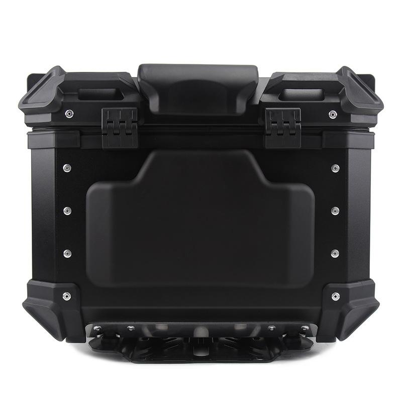 Motorcycle Top Box Backrest Motorcycle Back Cushion Passenger Backrest Back Pad For Universal 45L Rear Top Case Cushion