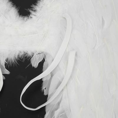 Kreative Weiße Federflügel Schwarze Party-Requisiten Cosplay Kleine Flügel Handgefertigte Engelsflügel Party