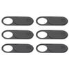 6PCS Car Camera Sliding Protection Cover Interior Cabin Camera Cover Replacement For Tesla Model 3