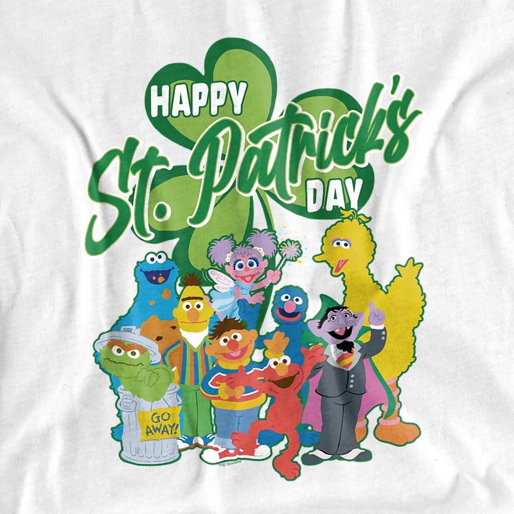Sesame Street Unisex Adult Big Bird St Patricks Day T-Shirt