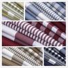 1M/2M/3M Thick Cotton linen solid color Fabric - Grid stripe DIY Material for Home Textiles (by Meter)