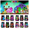 Garten Of Banban 3 40cm Cute And Colorful Cartoon Print Nylon Backpack For Boys And Girls Ideal For School