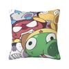 Anime Keroros Frog Pillow Cover Cute Funny Pillow Case For Sofa Home Decoration Cushion Cover Pillowcases Birthday Present
