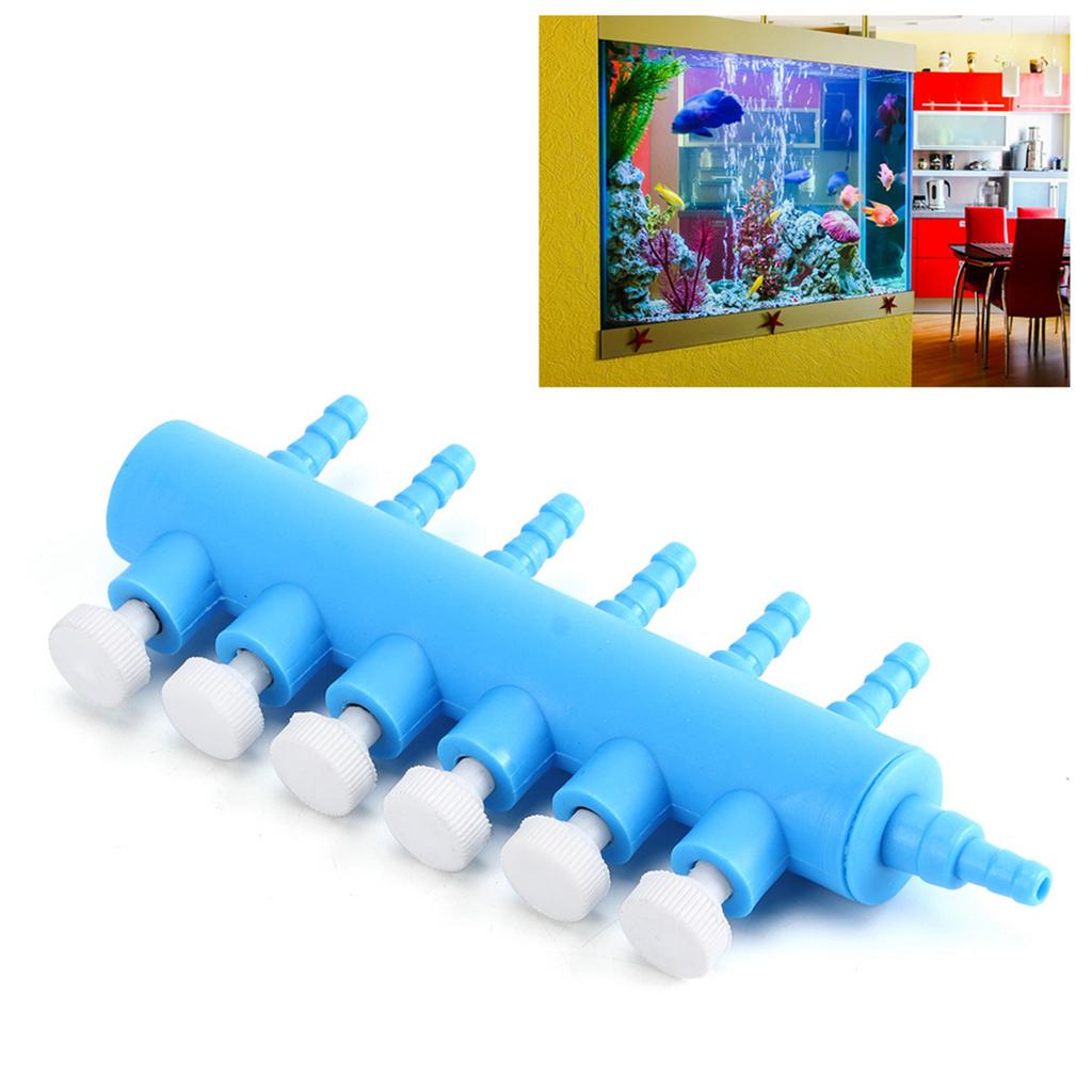 Plastic Aquarium Water Tube Volume Control Valve Connector Fish Splitter Oxygen Pump Accessory