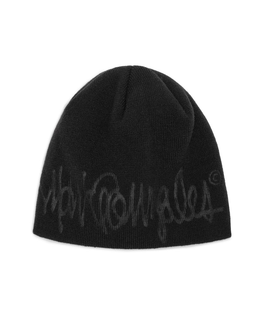 MARK GONZALES Next Sign Logo Beanie - Black