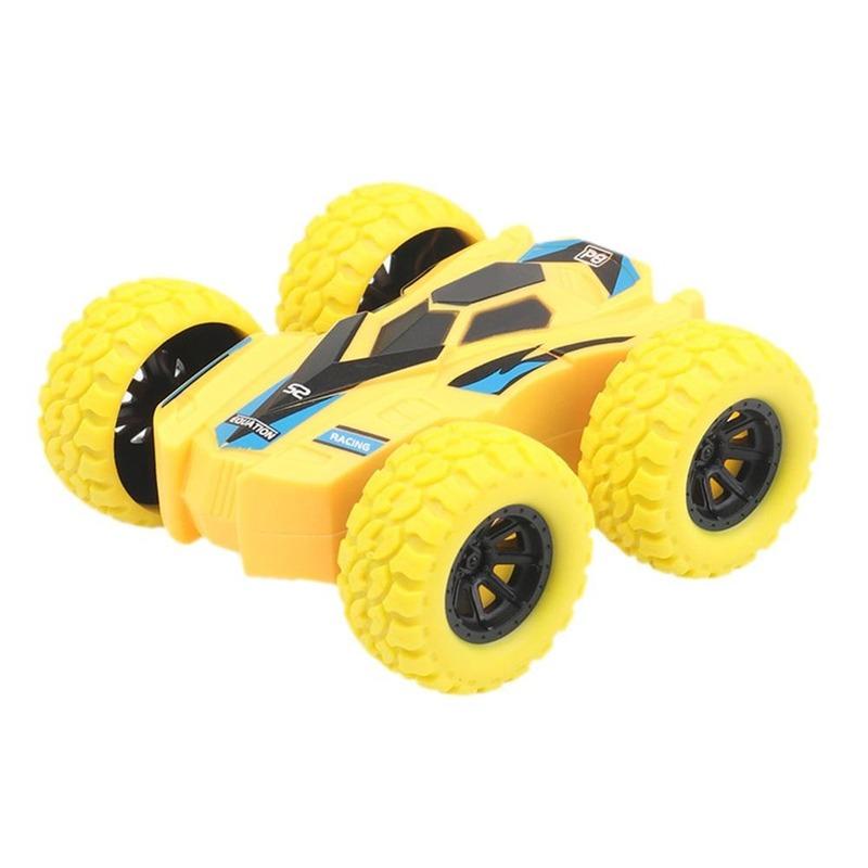 Fun Toy Cars Double-Side Vehicle Inertia Safety Crashworthiness and Fall Resistance Shatter-Proof for Kids Boy Toy Car