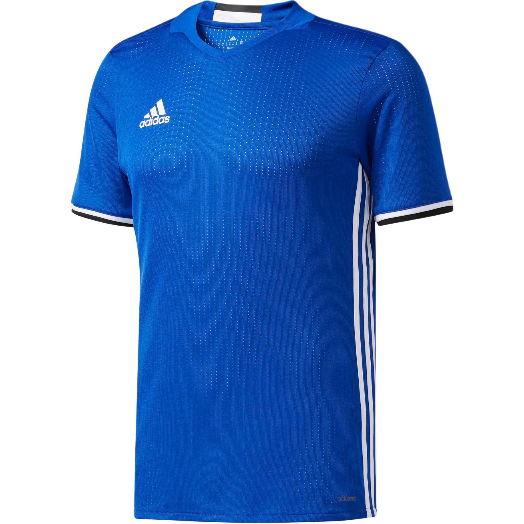 

Adidas Logo Three Stripes Soccer Training Short Sleeve T-Shirt Men Tops AP4362 XS