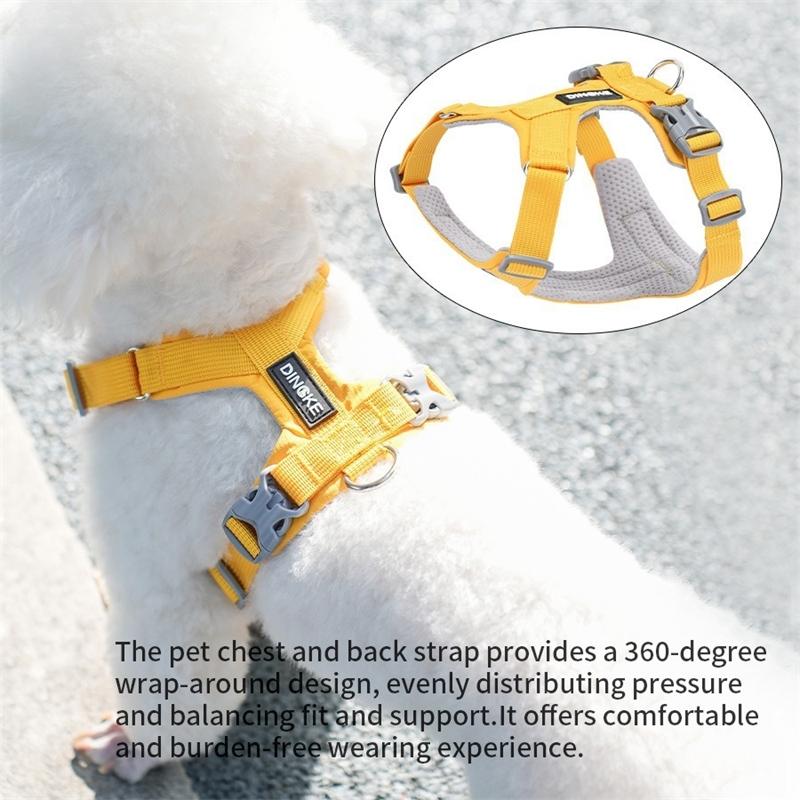 Breathable Lightweight Dog Harness Vest For Small Dogs Outdoor Pet Leash Comfortable Walking Harness