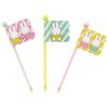 Skater Lunch Miffy Picks, 9-Pack, LKP4-A