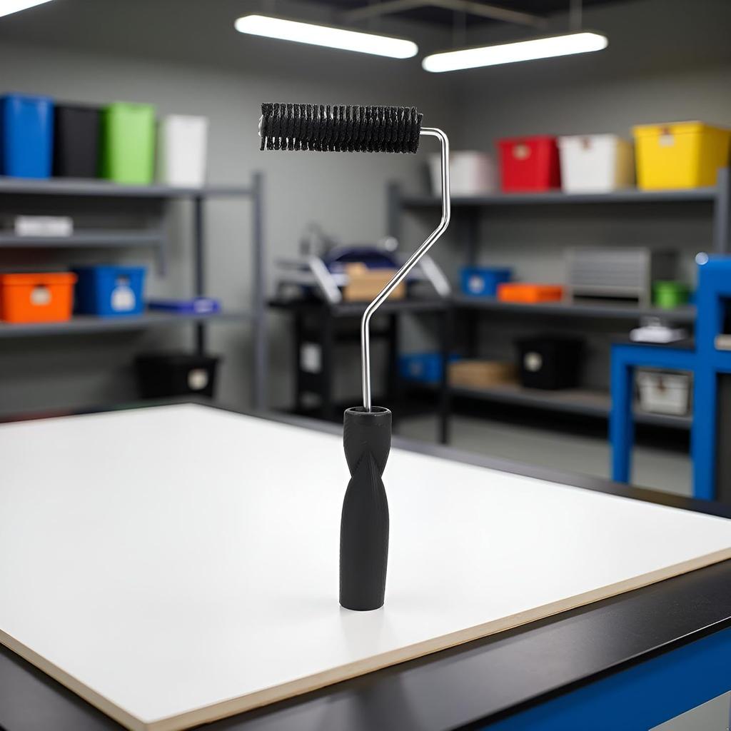 Professional Fiberglass Laminating Roller, Aluminum Alloy, 28x100mm, Quick Release Bubble Eliminator for Composite Materials, Boat Building,