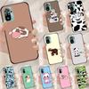 Cartoon Cute Cow Spots Cover For Xiaomi Redmi Note 14 13 Pro 12 11 9 10 9S 10S 11S 12S Redmi 14C 10C 12C 13C Case