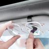 Einfachster Autobrillenhalter, Sonnenbrillenclip, Sonnenblendenclip, Karte