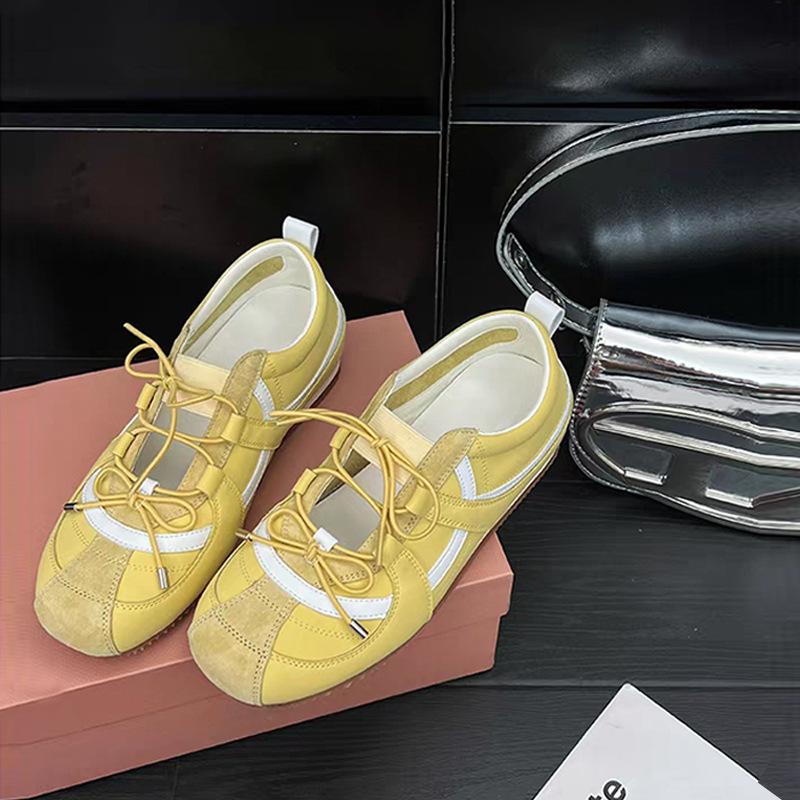 5Cm Height-increasing Sports and Leisure Shoes, German Training Shoes, Women's 2025 Summer New Hollow Mesh Breathable Hiking Shoes