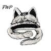 Soft Plush Animal Hat Cute Hat, Furry Cat Ear Headwear, Winter Autumn Fashion Accessory Warm Cap for Halloween Party Costume, Cosplay Accessories