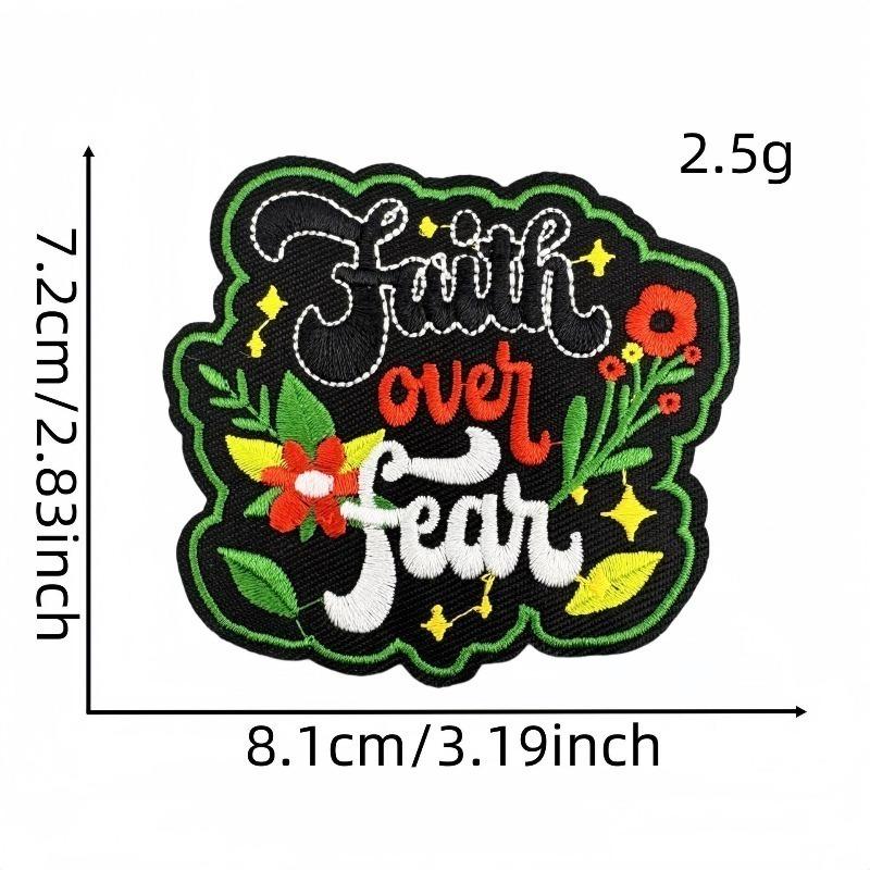 Embroidered Iron-On Patches, Vintage Clothing Badge Emblem Stickers for DIY Garment Decor