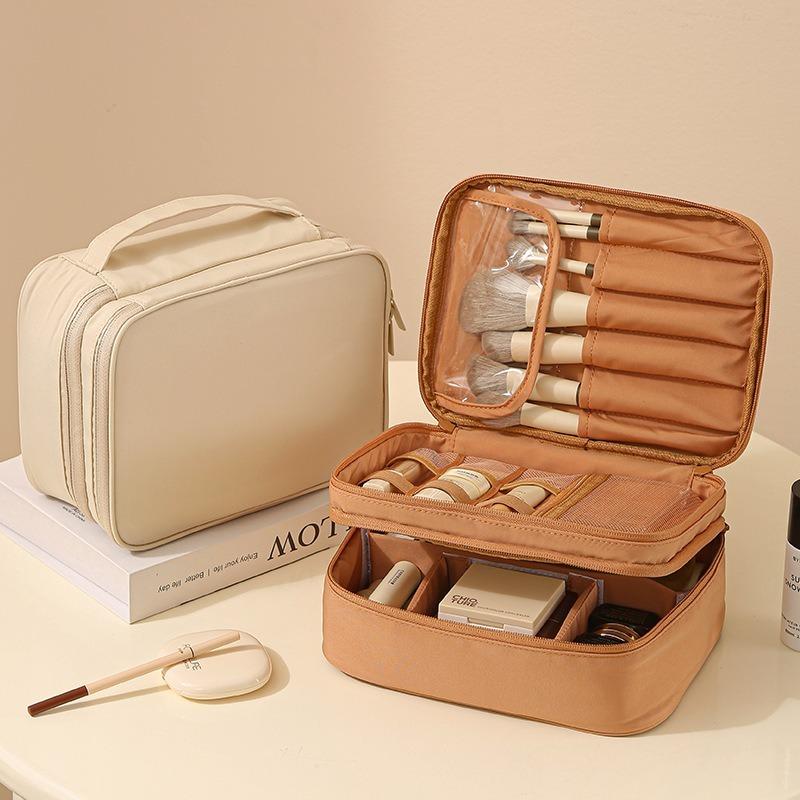 Große Kapazität Wasserdicht Tragbar Reise Make-up Tasche Damen Kosmetik Aufbewahrung Organizer