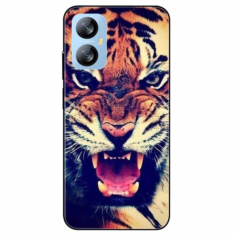 Für Blackview A52 Pro Hülle Handyhülle Stoßfeste Schwarz lackierte TPU Hülle für Blackview A52 Pro Silikon Weicher Bumper A52Pro Süß