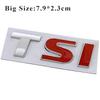 AGLNX1 3D Metal TSI Logo Car Rear Trunk Emblem Badge Decals Sticker For VW Volkswagen Tiguan Polo Golf 4 5 6 MK6 MK7 Jetta Passat B5 B6 QQ14