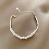 Pulseira barolo estilo Meier Niche luxo acessível pulseira de prata quebrada elegante estilo mais fácil de combinar pulseira requintada