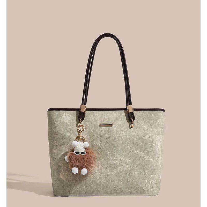 Damen Tasche Neue große Kapazität Studenten-Klassen-Pendler-Tasche Vielseitige tragbare Tragetasche Unterarm-Schultertasche