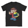 Cute Senninha Ayrton Senna Tee Shirt for Men Women Graphic Printed T Shirts Cartoon 100% Cotton Clothing