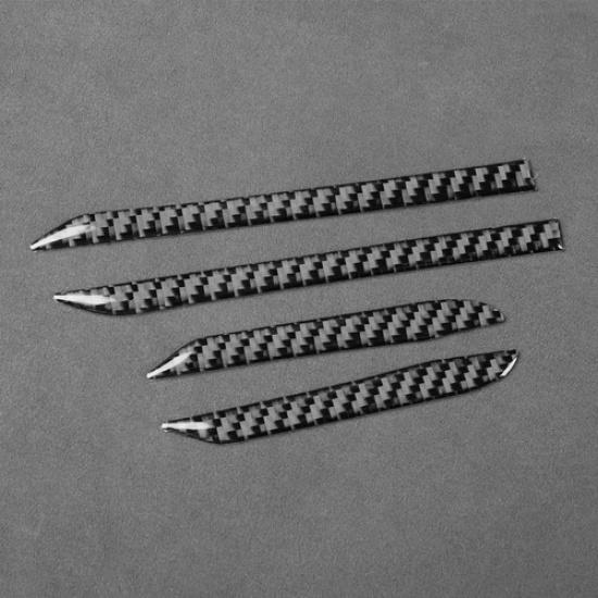 Carbon Fiber Car Door Stereo Speaker Trim For Honda CRV CR-V 2017-