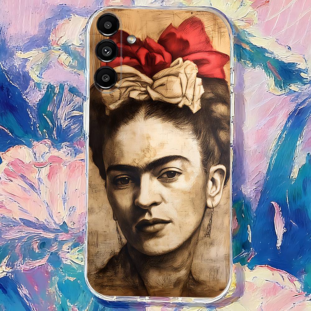 

Art F-Fridas K-Kahlo COOL Phone Case For Samsung S30,S25,S24,S23,S21,S22,S20,S10,5G,FE,lite,PIus,Ultra Transparent Cover SamsungS20fe