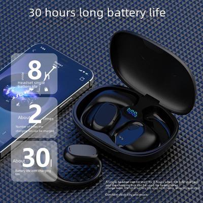 High-Quality Wireless Bone Conduction Ear-Hook Sports Headphones