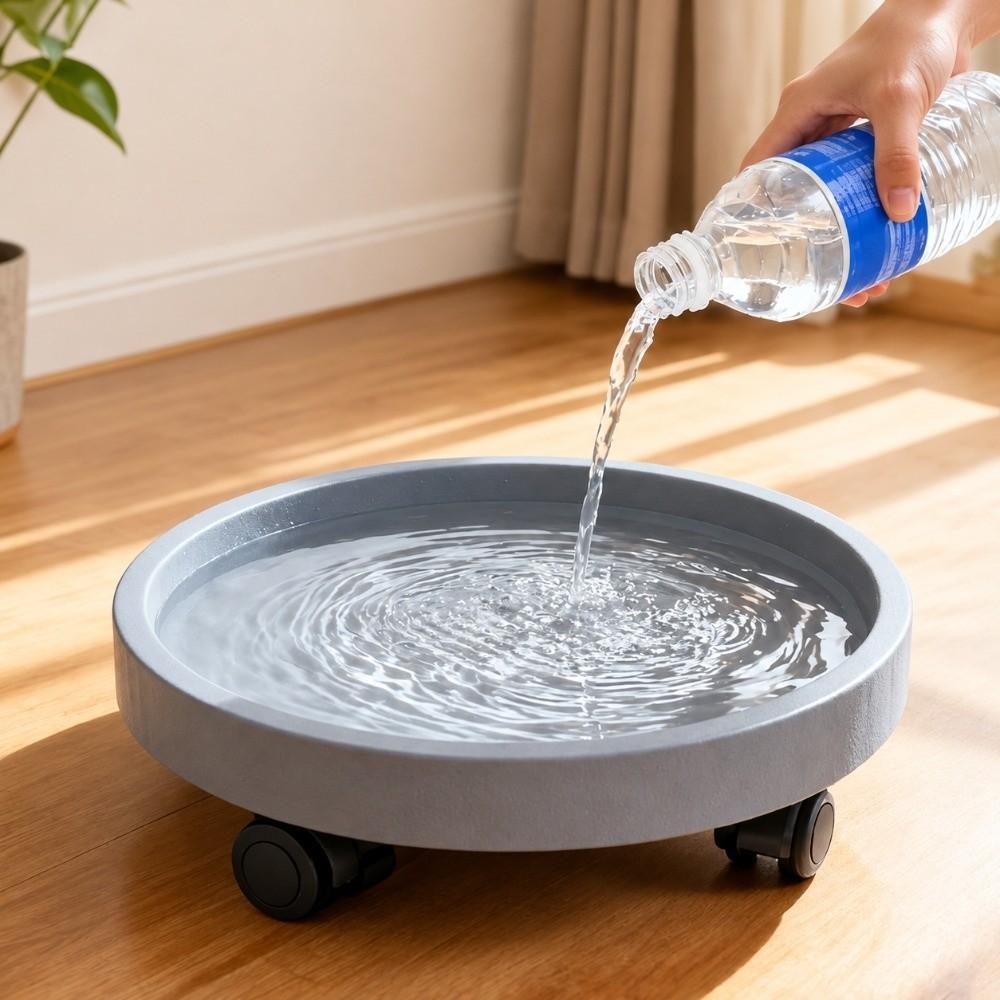 22-45cm Podmiska na květináč s kolečky Podmiska na květináč Mobilní paleta na květináče Bonsai