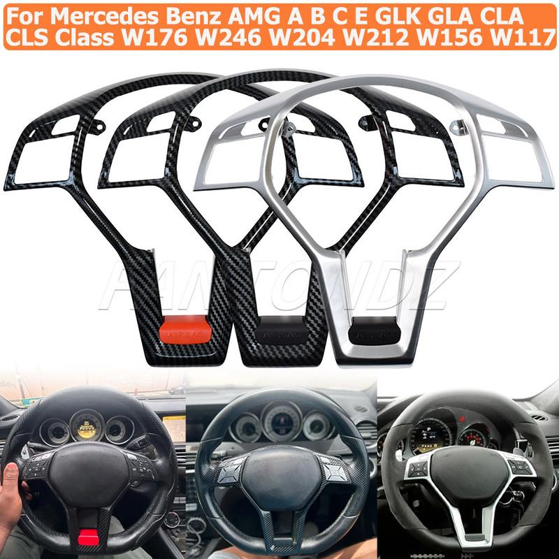 Lenkrad-Panel-Abdeckung Zierleiste Für Mercedes Benz AMG A B C E GLK GLA CLA CLS Klasse W176 W246 W204 W212 W156 W117 09946400139107