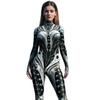 Unisex Mechanical Armor Robot Warrior 3D Digital Printed Halloween Cosplay Jumpsuit Women Men Carnival Party Dress Up Costume