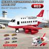 Kids Airplane Toy Set Large Airliner Model with 6 Toy Cars Storage Inertia Airplane Color Box