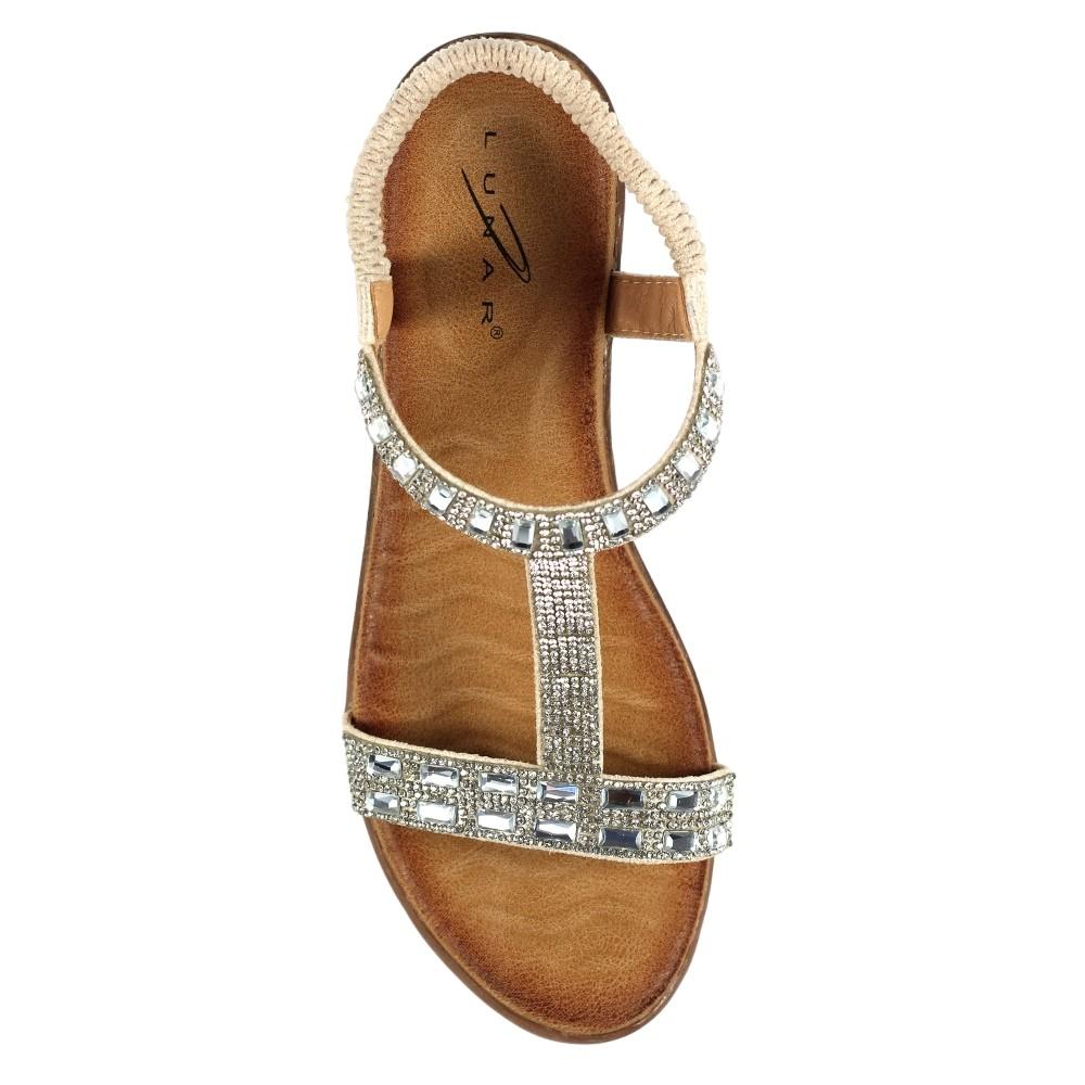 Lunar Womens/Ladies Macie Wedge Sandals