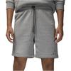 Jordan Solid Color Logo Embroidered Fleece Shorts Men Bottoms Grey DQ7470-091