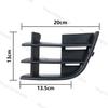 Car Front Bumper Fog Light Frame Cover For Skoda Fabia 2011 2012 2013 2014 Lower Bumper Small Grille Vent Cover