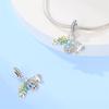 Copper Peace Dove World Peace Life Tree Charms Pendants Fit Qikaola Original Bracelets Diy Anniversary Jewelry